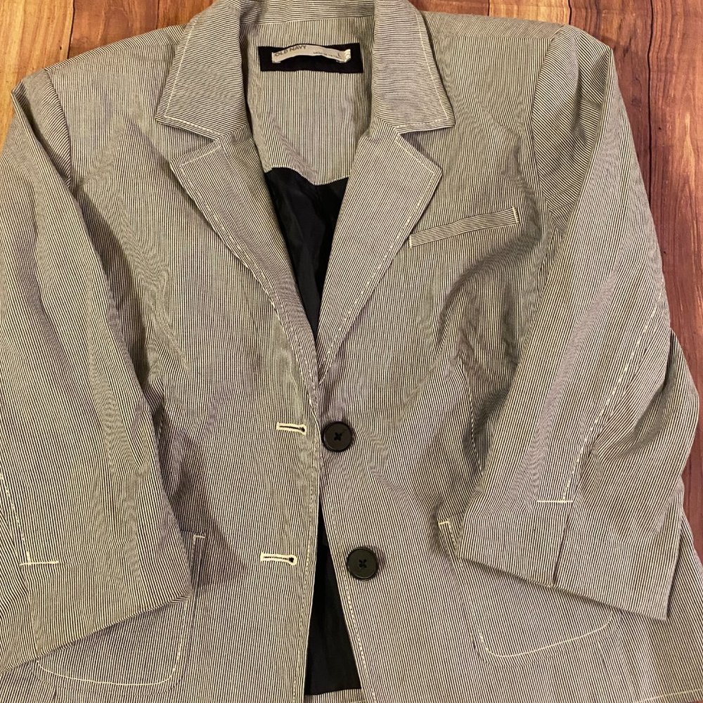 Old Navy Pinstripe Blazer | L